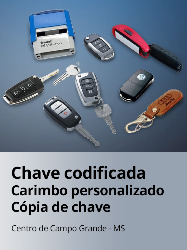 chaveiro e carimbo da barão